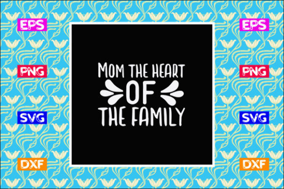 Mother s Day SVG Design, Mom the Heart O Review for Real Embroidery Use